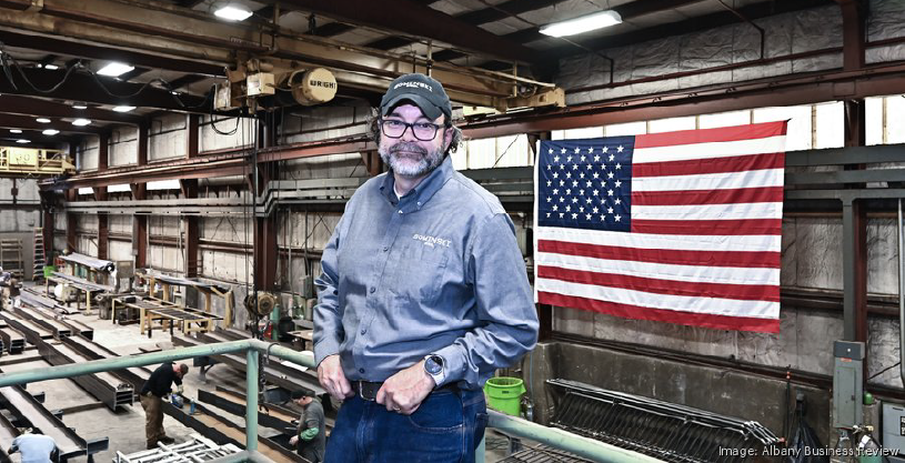 David Sowinski, owner of Sowinski Steel, at the company's new space in Cohoes.
Donna Abbott-Vlahos | Albany Business Review